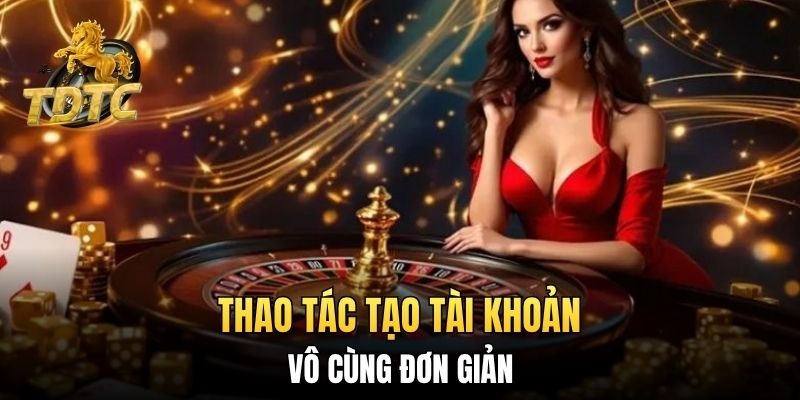 Thao tác đăng ký đơn giản